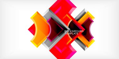 Yuvarlak elementli ok. Renkli geometrik şekiller arka plan. Duvar Kağıdı, Sancak, Arkaplan, Kart, Kitap İllüstrasyonu, İniş Sayfası