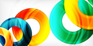 Çemberler, yuvarlak elementler, halka şekilleri birinci sınıf arka plan. Duvar Kağıdı, Sancak, Arkaplan, Kart, Kitap İllüstrasyonu, İniş Sayfası