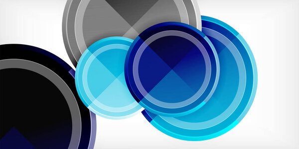 Геометрический дизайн абстрактный фон - круги
