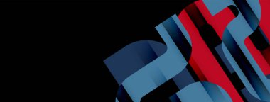 Satırlar, soyut harf tasarım arkaplanı. Duvar kağıdı, bayrak, arkaplan, kart, kitap illüstrasyonu, iniş sayfası için Geometrik vektör ilüstrasyonu