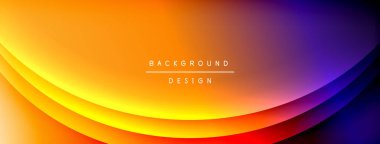 Parlak gökkuşağı stili renk eğrisi ve yuvarlak çizgi arkaplanı. Vector Illustration Duvar kağıdı, bayrak, illüstrasyon, iniş sayfası