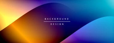 Parlak gökkuşağı stili renk eğrisi ve yuvarlak çizgi arkaplanı. Vector Illustration Duvar kağıdı, bayrak, illüstrasyon, iniş sayfası