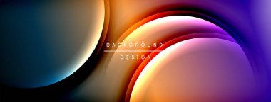 Parlak gökkuşağı stili renk eğrisi ve yuvarlak çizgi arkaplanı. Vector Illustration Duvar kağıdı, bayrak, illüstrasyon, iniş sayfası