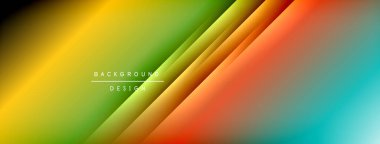 Işık gölge çizgileri dinamik eğimli arkaplan