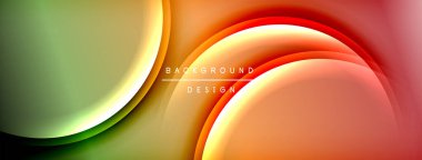 Parlak gökkuşağı stili renk eğrisi ve yuvarlak çizgi arkaplanı. Vector Illustration Duvar kağıdı, bayrak, illüstrasyon, iniş sayfası