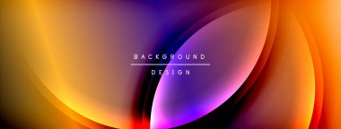 Parlak gökkuşağı stili renk eğrisi ve yuvarlak çizgi arkaplanı. Vector Illustration Duvar kağıdı, bayrak, illüstrasyon, iniş sayfası