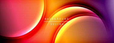 Parlak gökkuşağı stili renk eğrisi ve yuvarlak çizgi arkaplanı. Vector Illustration Duvar kağıdı, bayrak, illüstrasyon, iniş sayfası