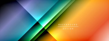 Gölge ve ışıktan oluşan çizgileri olan renkli bir eğim. Yaratıcı arkaplan