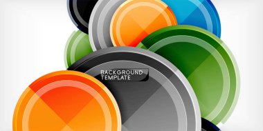 Minimum geometrik soyut arkaplan. Çember üçgen tasarımı