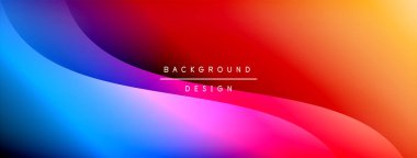 Parlak gökkuşağı stili renk eğrisi ve yuvarlak çizgi arkaplanı. Vector Illustration Duvar kağıdı, bayrak, illüstrasyon, iniş sayfası