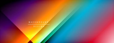 Gölge ve ışıktan oluşan çizgileri olan renkli bir eğim. Yaratıcı arkaplan
