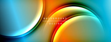 Parlak gökkuşağı stili renk eğrisi ve yuvarlak çizgi arkaplanı. Vector Illustration Duvar kağıdı, bayrak, illüstrasyon, iniş sayfası