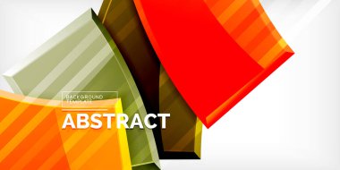 Yuvarlak 3D şekiller, plaka arka planı. Yaratıcı bileşim tasarım şablonu