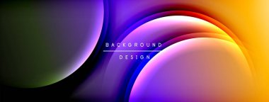 Parlak gökkuşağı stili renk eğrisi ve yuvarlak çizgi arkaplanı. Vector Illustration Duvar kağıdı, bayrak, illüstrasyon, iniş sayfası