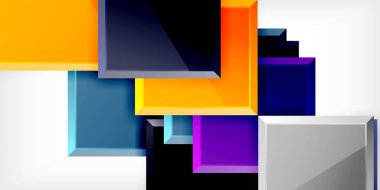 Kare şekilli soyut geometri. Duvar Kağıdı, Sancak, Arkaplan, Kart, Kitap İllüstrasyonu, İniş Sayfası