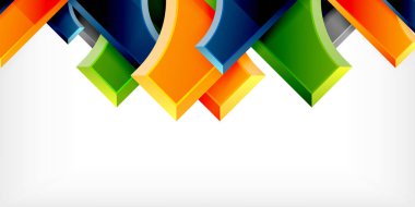 Geometrik tasarım soyut arkaplan - daireler ve üçgenler