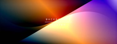 Parlak gökkuşağı stili renk eğrisi ve yuvarlak çizgi arkaplanı. Vector Illustration Duvar kağıdı, bayrak, illüstrasyon, iniş sayfası