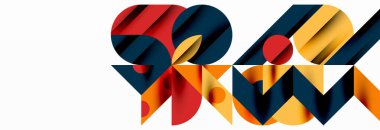 Moda üçgen çizgileri, yuvarlak elementler ve daireler. Duvar Kağıdı, Sancak, Arkaplan, Kart, Kitap İllüstrasyonu, İniş Sayfası