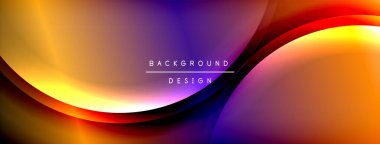 Parlak gökkuşağı stili renk eğrisi ve yuvarlak çizgi arkaplanı. Vector Illustration Duvar kağıdı, bayrak, illüstrasyon, iniş sayfası