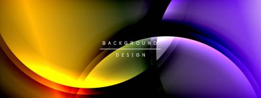 Parlak gökkuşağı stili renk eğrisi ve yuvarlak çizgi arkaplanı. Vector Illustration Duvar kağıdı, bayrak, illüstrasyon, iniş sayfası