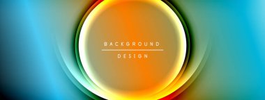 Parlak gökkuşağı stili renk eğrisi ve yuvarlak çizgi arkaplanı. Vector Illustration Duvar kağıdı, bayrak, illüstrasyon, iniş sayfası