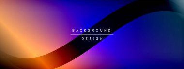 Parlak gökkuşağı stili renk eğrisi ve yuvarlak çizgi arkaplanı. Vector Illustration Duvar kağıdı, bayrak, illüstrasyon, iniş sayfası