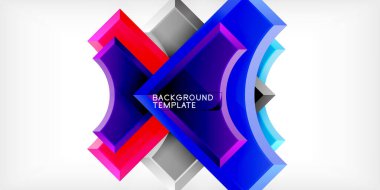 Yuvarlak elementli ok. Renkli geometrik şekiller arka plan. Duvar Kağıdı, Sancak, Arkaplan, Kart, Kitap İllüstrasyonu, İniş Sayfası