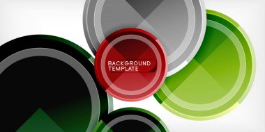 Geometrik tasarım arka plan - daireler