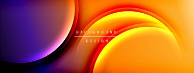 Parlak gökkuşağı stili renk eğrisi ve yuvarlak çizgi arkaplanı. Vector Illustration Duvar kağıdı, bayrak, illüstrasyon, iniş sayfası