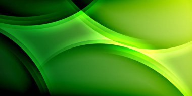 Gölge çizgileri olan etkileyici bir poster. Özellikler teknolojisi, minimalist ve iş temaları, parlak canlı renk şemaları