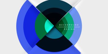 Çember ve yarım daire geometrik arka plan. Duvar Kağıdı, Sancak, Arkaplan, Kart, Kitap İllüstrasyonu, İniş Sayfası