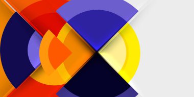 Çember ve yarım daire geometrik arka plan. Duvar Kağıdı, Sancak, Arkaplan, Kart, Kitap İllüstrasyonu, İniş Sayfası