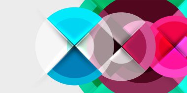 Çember ve yarım daire geometrik arka plan. Duvar Kağıdı, Sancak, Arkaplan, Kart, Kitap İllüstrasyonu, İniş Sayfası