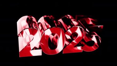 Işık dağılım efektli hareket eden cam grafikleri. 3d harf biçimi döndürme düzenleyici