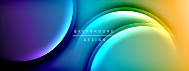 Parlak gökkuşağı stili renk eğrisi ve yuvarlak çizgi arkaplanı. Vector Illustration Duvar kağıdı, bayrak, illüstrasyon, iniş sayfası