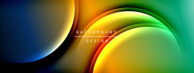 Parlak gökkuşağı stili renk eğrisi ve yuvarlak çizgi arkaplanı. Vector Illustration Duvar kağıdı, bayrak, illüstrasyon, iniş sayfası