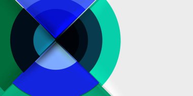 Çember ve yarım daire geometrik arka plan. Duvar Kağıdı, Sancak, Arkaplan, Kart, Kitap İllüstrasyonu, İniş Sayfası