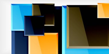 Yansımaları olan renkli kareler soyut arkaplan tasarımı. Duvar Kağıdı, Sancak, Arkaplan, Kart, Kitap İllüstrasyonu, İniş Sayfası