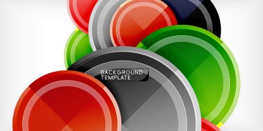 Minimum geometrik soyut arkaplan. Çember üçgen tasarımı