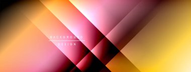 Gölge ve ışıktan oluşan çizgileri olan renkli bir eğim. Yaratıcı arkaplan