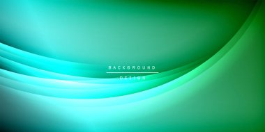 Gölge çizgileri olan etkileyici bir poster. Özellikler teknolojisi, minimalist ve iş temaları, parlak canlı renk şemaları