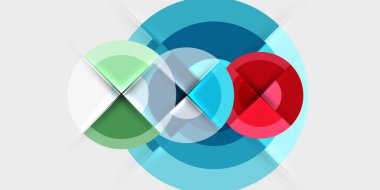 Çember ve yarım daire geometrik arka plan. Duvar Kağıdı, Sancak, Arkaplan, Kart, Kitap İllüstrasyonu, İniş Sayfası