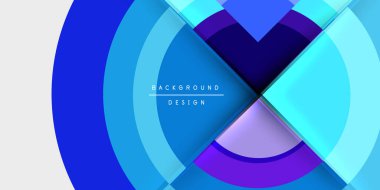 Çember ve yarım daire geometrik arka plan. Duvar Kağıdı, Sancak, Arkaplan, Kart, Kitap İllüstrasyonu, İniş Sayfası