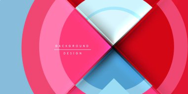 Çember ve yarım daire geometrik arka plan. Duvar Kağıdı, Sancak, Arkaplan, Kart, Kitap İllüstrasyonu, İniş Sayfası