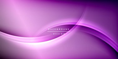 Gölge çizgileri olan etkileyici bir poster. Özellikler teknolojisi, minimalist ve iş temaları, parlak canlı renk şemaları