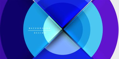 Çember ve yarım daire geometrik arka plan. Duvar Kağıdı, Sancak, Arkaplan, Kart, Kitap İllüstrasyonu, İniş Sayfası