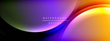 Parlak gökkuşağı stili renk eğrisi ve yuvarlak çizgi arkaplanı. Vector Illustration Duvar kağıdı, bayrak, illüstrasyon, iniş sayfası