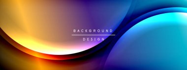 Parlak gökkuşağı stili renk eğrisi ve yuvarlak çizgi arkaplanı. Vector Illustration Duvar kağıdı, bayrak, illüstrasyon, iniş sayfası