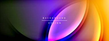 Parlak gökkuşağı stili renk eğrisi ve yuvarlak çizgi arkaplanı. Vector Illustration Duvar kağıdı, bayrak, illüstrasyon, iniş sayfası