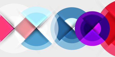 Çember ve yarım daire geometrik arka plan. Duvar Kağıdı, Sancak, Arkaplan, Kart, Kitap İllüstrasyonu, İniş Sayfası